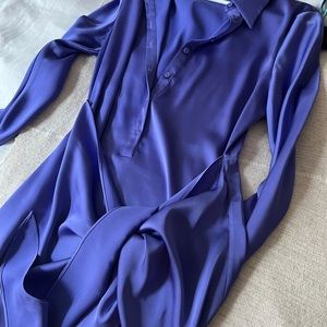 Rat and boa blue/purple dress. Size small.